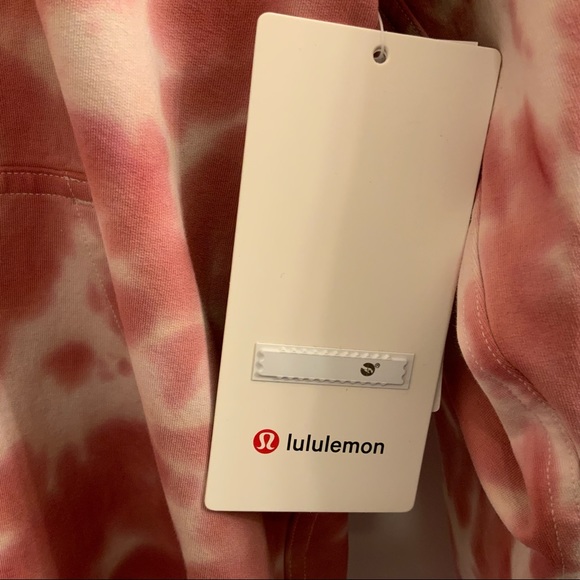 Lululemon All Yours Hoodie - NWT - Size 6 - Marmoleado Tie Dye Brier Rose - Picture 6 of 13